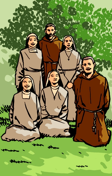 Franciscanos y clarisas